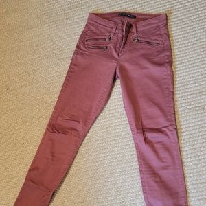 Joe's jeans with zippers